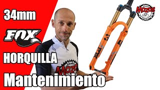 🔧Mantenimiento básico HORQUILLA FOX 34  120mm [upl. by Jarlen]