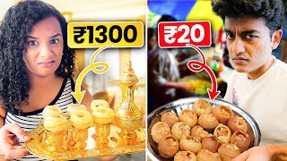 Indias Most EXPENSIVE Street Food  Pani Puri [upl. by Nirro]