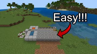 How to make cobblestone farm easy minecraft [upl. by Yarised]