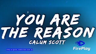 Calum Scott  You Are The Reason lyrics [upl. by Ardnassac952]