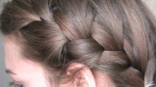 Coiffure  Comment se faire une tresse collée [upl. by Ahsinert]