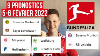 Pronostics Foot  MES 9 PRONOSTICS BUNDESLIGA 56 FÉVRIER 2022  Bayern  Leipzig [upl. by Thomas414]