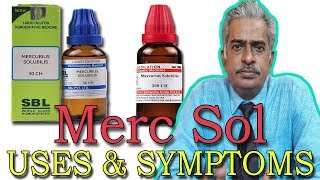 Merc Sol  Symptoms and Uses in Homeopathy by Dr PS Tiwari [upl. by Andel672]