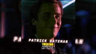 Patrick Bateman  Twixtor Scene Pack  4K  No CC [upl. by Ful201]