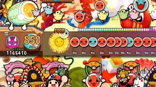 HARDCORE NO KOKOROE 10☆ Taiko No Tatsujin Drum Session auto [upl. by Westlund]