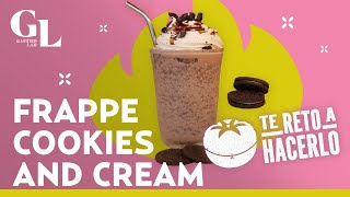 Receta para hacer frappe de cookies and cream en tu casa  Te reto a hacerlo [upl. by Dorr]