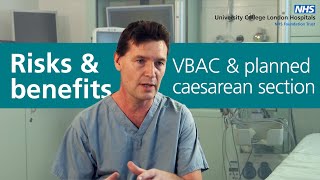 Risks and benefits of VBAC and planned caesarean section [upl. by Ladnyk599]