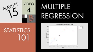 Statistics 101 Multiple Linear Regression Dummy Variables [upl. by Ranilopa]