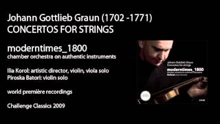 Johann Gottlieb Graun Concerto F major GraunWV AvXIII31  Mesto 12mov [upl. by Ellenrahs]