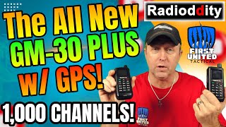 The ALL NEW Radioddity GM 30 Plus GMRS model with GPS review THE BEST IN 2024 [upl. by Maidel]