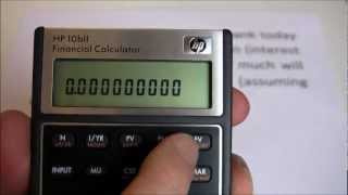 HP10BII  Introduction and 5Key Time Value of Money Examples [upl. by Apthorp]