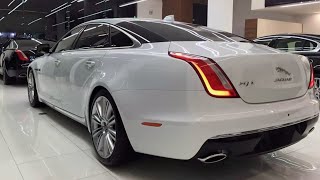 2021 Jaguar XJ White Beautiful Luxury First Look [upl. by Koppel265]