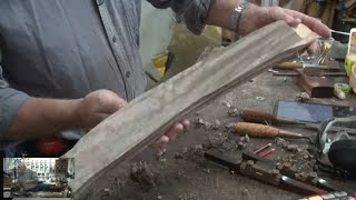 Shaping 22 String Harp Pillar for Carving Insert [upl. by Yaker360]