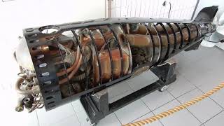 WW2 Live Steam Engine Turbine for Torpedo for Submarine [upl. by Nlocnil]