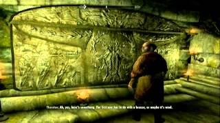 Dragonborn Vahloks Tomb walk through Pt 2 [upl. by Esertal]