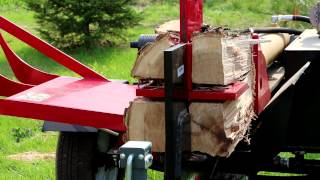 42 Ton Log Splitter with 4 way wedge and hydraulic lift [upl. by Charis]