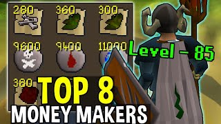 The 8 Most Profitable Mid Game Money Making Methods OSRS [upl. by Cassi]