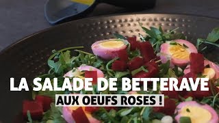 La salade de betterave aux œufs roses   En cuisine avec Sophie [upl. by Htebilil]