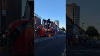 London Bus Route N73 departing Walthamstow Market london [upl. by Lertsek]