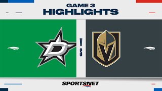 NHL Game 3 Highlights  Stars vs Golden Knights  April 27 2024 [upl. by Bradford454]