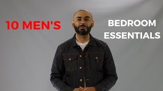 10 Mens Bedroom Essentials [upl. by Kecaj]