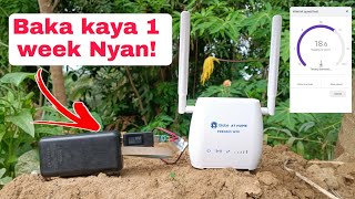 WiFi Router UPS using Power bank How to use Power bank to WIFI modem [upl. by Myrta]