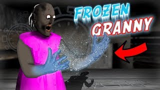 Tiny Granny Becomes FROZEN Escaping Time  Granny The Mobile Horror Game Story [upl. by Caughey]