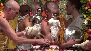 Mayapur Janmashtami Maha Abhishek 2018 [upl. by Hoag]