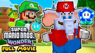 Minecraft Super Mario Bros Wonder FULL MOVIE World 1 [upl. by Retxed]