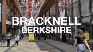 Bracknell Town Centre Street View Berkshire UK England 🇬🇧 4K HDR [upl. by Ellitnahc]