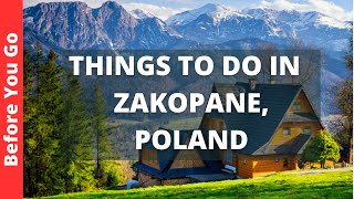 Zakopane Poland Travel Guide 15 BEST Things to Do in Zakopane [upl. by Shewmaker881]