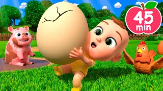 Humpty Dumpty on the Farm  Newborn Baby Songs amp Nursery Rhymes [upl. by Niai]