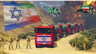 Israel Instant Response to IRAN Israeli F35 Jets Strikes to Destroy Irani Military Convoy  GTa5 [upl. by Korten955]