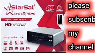 starsat srx7 extreme Android 4k All settingsUrdu hindi [upl. by Nilat]