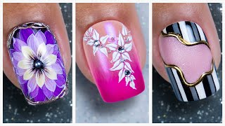 New Nail Art Ideas 2024  Best Spring Nail Art Compilation [upl. by Schilt]