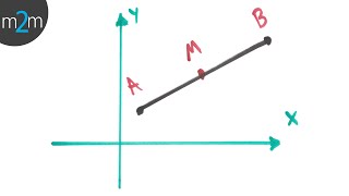 Punto medio de un segmento de recta [upl. by Dloraj787]
