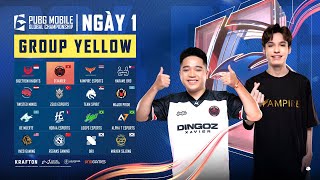 🔴 VN 2024 PMGC League  Group Yellow Day 1  PUBG MOBILE Global Championship  CHIẾN MÃ XUẤT TRẬN [upl. by Sprung]