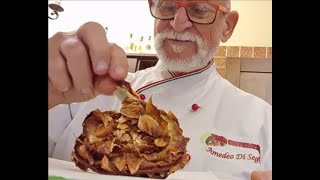 Carciofi alla Giudia Ricetta originale VERSIONE BREVE [upl. by Netram]