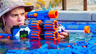 Nerf War Million Subscribers Battle 6 [upl. by Cowley749]