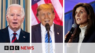 Super Tuesday results Trump and Biden sweep US state primaries  BBC News [upl. by Inal231]