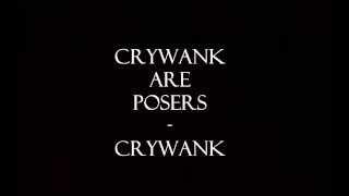 Crywank Are Posers Lyrics  Crywank [upl. by Ettevey]