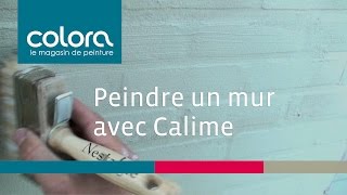 Peindre un mur avec Calime  comment faire [upl. by Haidebez]