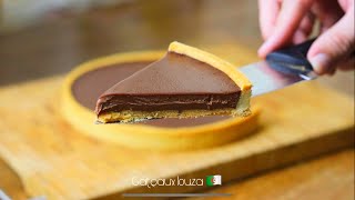 أروع تارت شوكولا ممكن تجربها في حياتك 😋🍫🍫  meilleur recette tarte au chocolat 🍫 [upl. by Ardied]