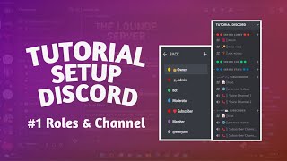 Cara Membuat Server Discord  Tutorial Discord 1 [upl. by Blanc]