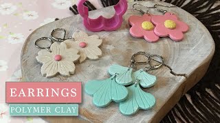 Polymer Clay Tutorial 65 Easy Clay Earring Ideas for Beginners [upl. by Yerfej]