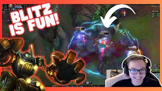 BLITZCRANK TOP  Thebausffs Blitz Top Gameplay [upl. by Buyse]