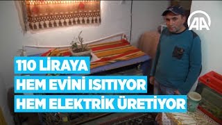 110 liraya hem evini ısıtıyor hem elektrik üretiyor [upl. by Annice]