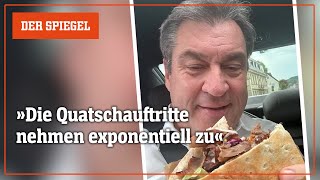 Zwischen Folklore und DönerContent Markus Söder auf Social Media  DER SPIEGEL [upl. by Ahsuas]