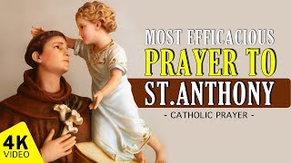 MOST EFFICACIOUS PRAYER TO SAINT ANTHONY [upl. by Pam]