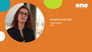 ONE Conference 2022 Interview with Ismahane Elouafi FAO Chief Scientist [upl. by Ahsen196]